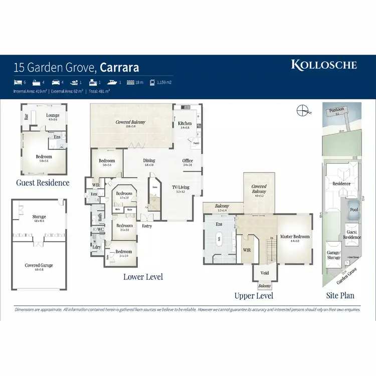 Floorplan of Homely house listing, 15 Garden Grove, Carrara QLD 4211