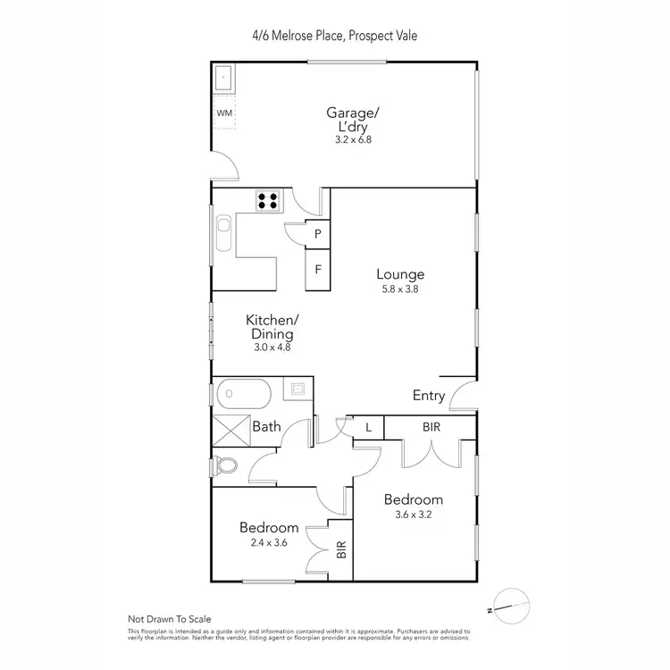 Floorplan of Homely unit listing, 4/6 Melrose Place, Prospect Vale TAS 7250