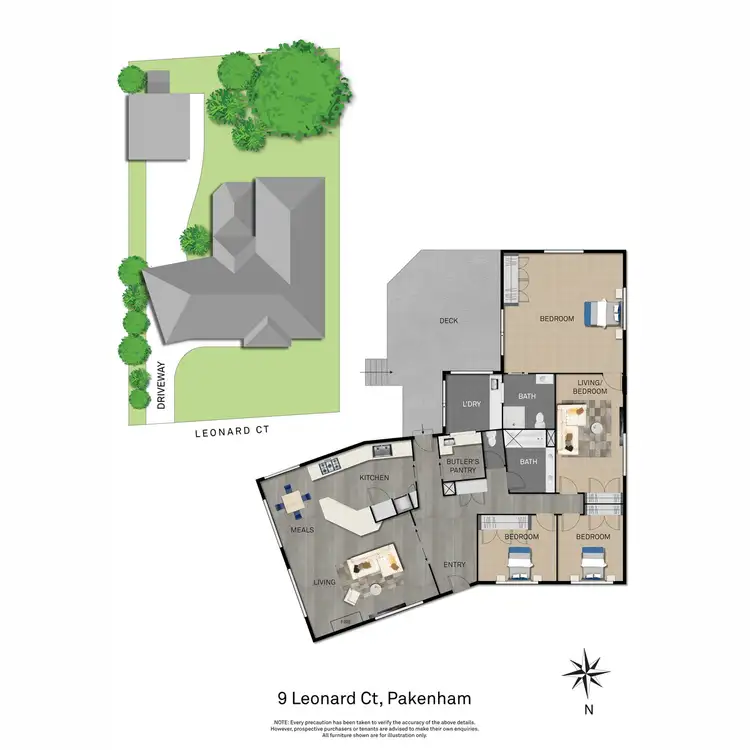 Floorplan of Homely house listing, 9 Leonard Court, Pakenham VIC 3810