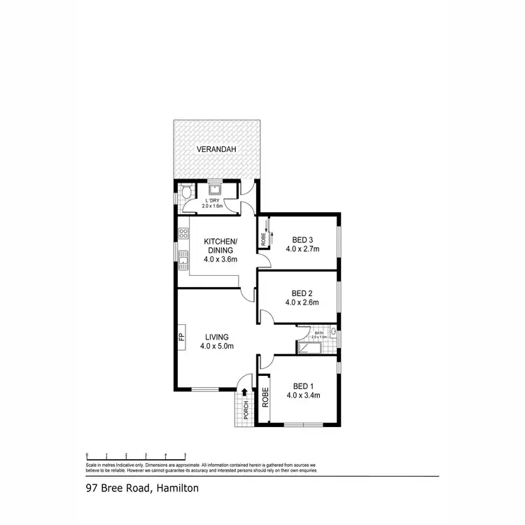 Floorplan of Homely house listing, 97 Bree Road, Hamilton VIC 3300