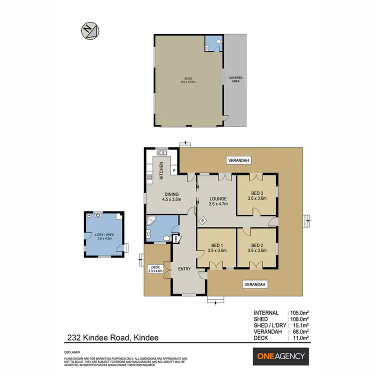 Floorplan of Homely rural property listing, 232 Kindee Road, Kindee NSW 2446
