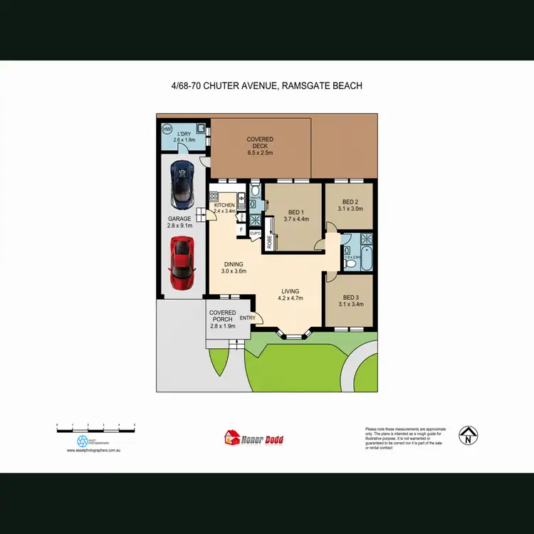 Floorplan of Homely villa listing, 4/68-70 Chuter Avenue, Ramsgate Beach NSW 2217