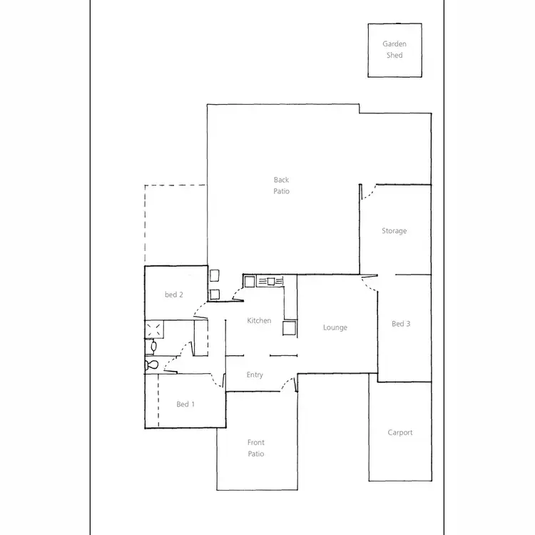 Floorplan of Homely house listing, 32 Kowinka Street, White Rock QLD 4868