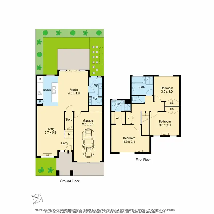 Floorplan of Homely townhouse listing, 16/35 Lily Way, Skye VIC 3977