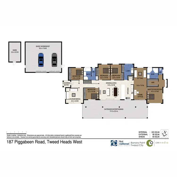 Floorplan of Homely house listing, 187 Piggabeen Road, Tweed Heads West NSW 2485