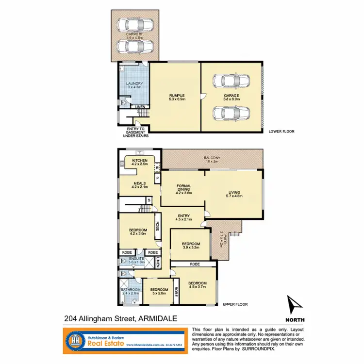Floorplan of Homely house listing, 204 Allingham Street, Armidale NSW 2350