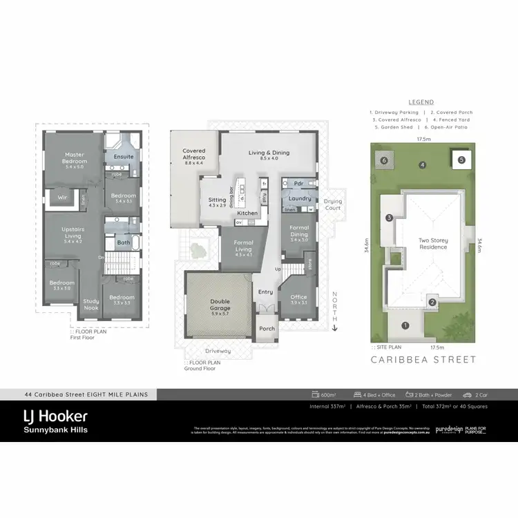Floorplan of Homely house listing, 44 Caribbea Street, Eight Mile Plains QLD 4113