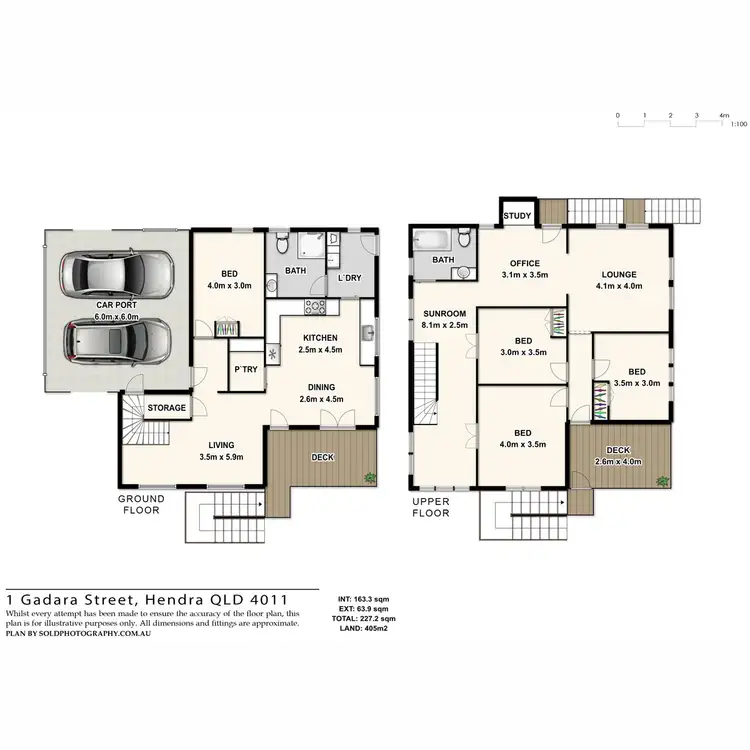 Floorplan of Homely house listing, 1 Gadara Street, Hendra QLD 4011