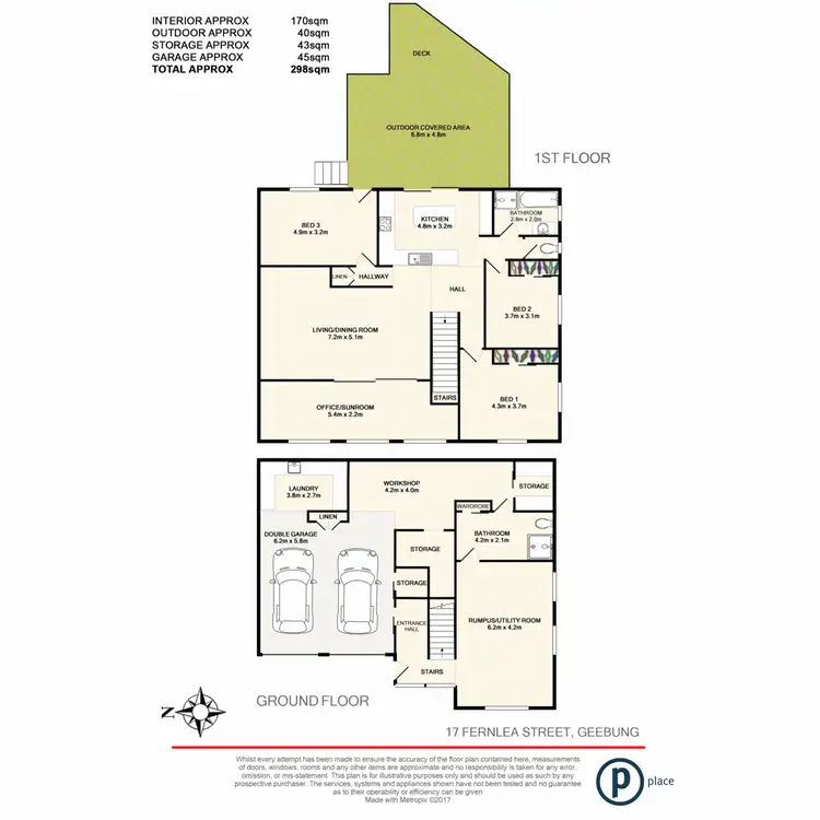 Floorplan of Homely house listing, 17 Fernlea Street, Geebung QLD 4034