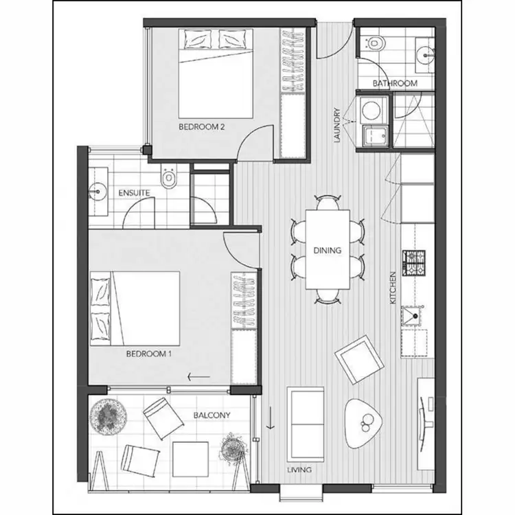 Floorplan of Homely apartment listing, 108/85-101 Maling Road, Canterbury VIC 3126