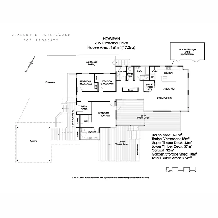 Floorplan of Homely house listing, 619 Oceana Drive, Howrah TAS 7018