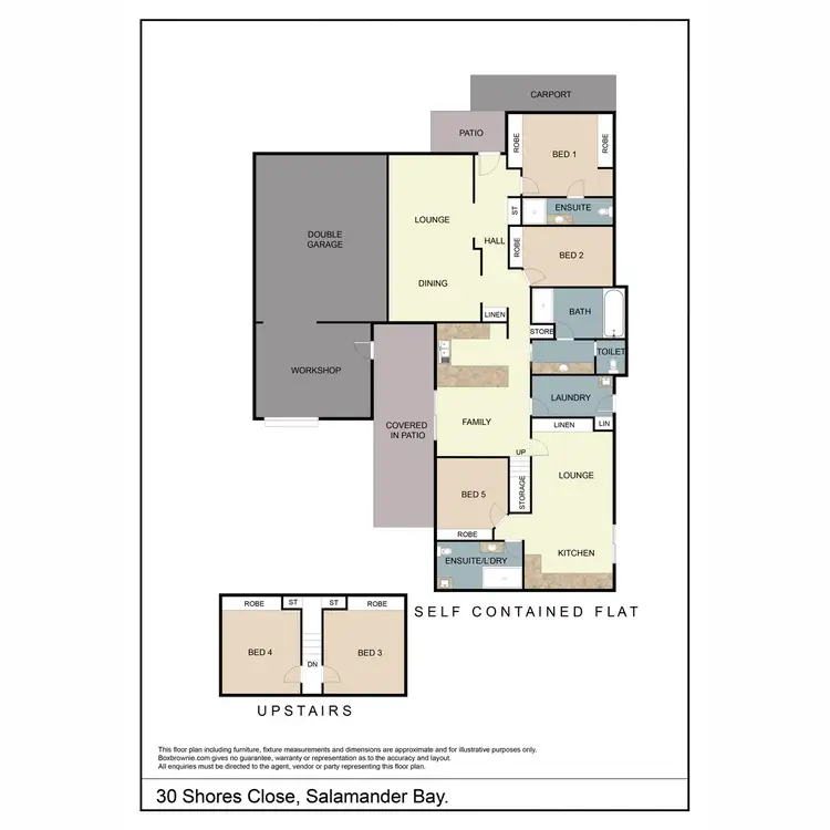 Floorplan of Homely house listing, 30 Shores Close, Salamander Bay NSW 2317