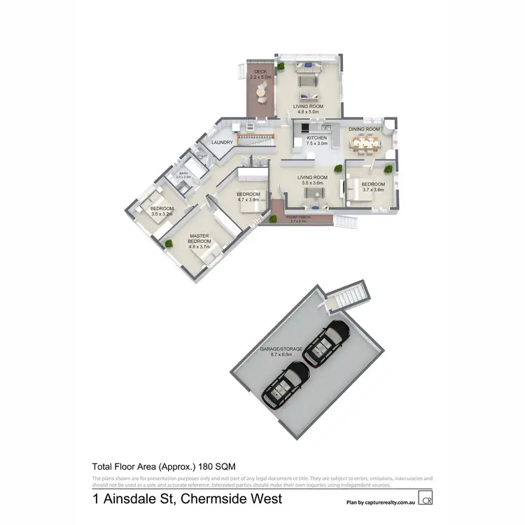 Floorplan of Homely house listing, 1 Ainsdale Street, Chermside West QLD 4032