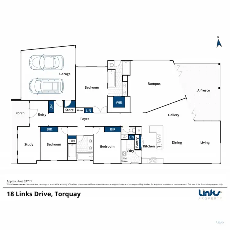 Floorplan of Homely house listing, 18 Links Drive, Torquay VIC 3228