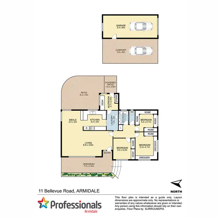 Floorplan of Homely house listing, 11 Bellevue Road, Armidale NSW 2350