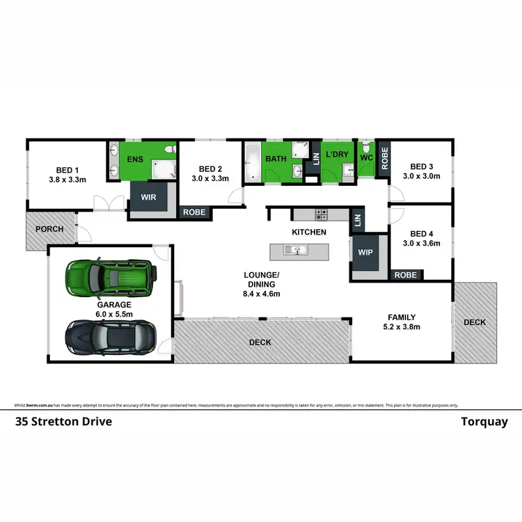 Floorplan of Homely house listing, 35 Stretton Drive, Torquay VIC 3228