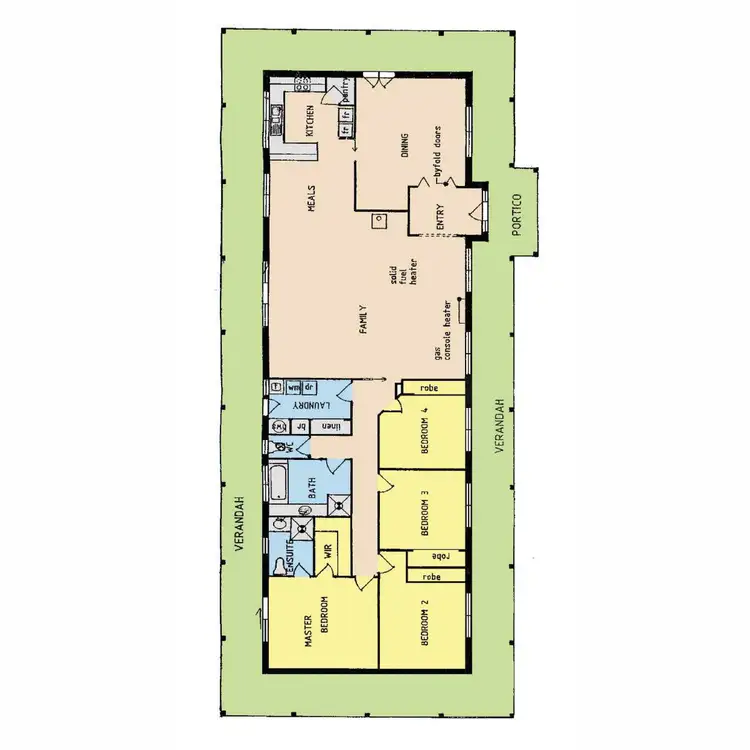 Floorplan of Homely rural property listing, 12 Old Coach Lane, Longford VIC 3851
