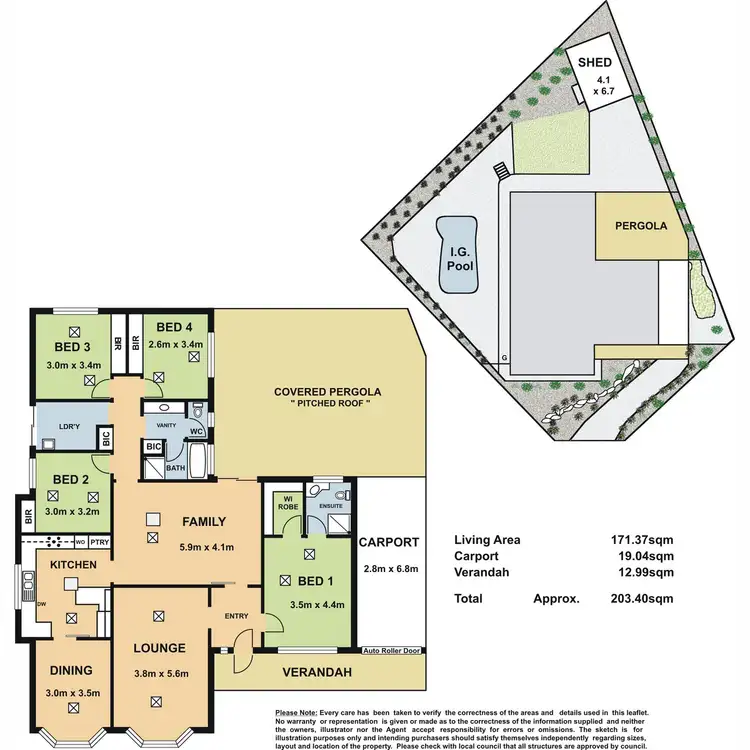 Floorplan of Homely house listing, 14 Northridge Court, Wynn Vale SA 5127