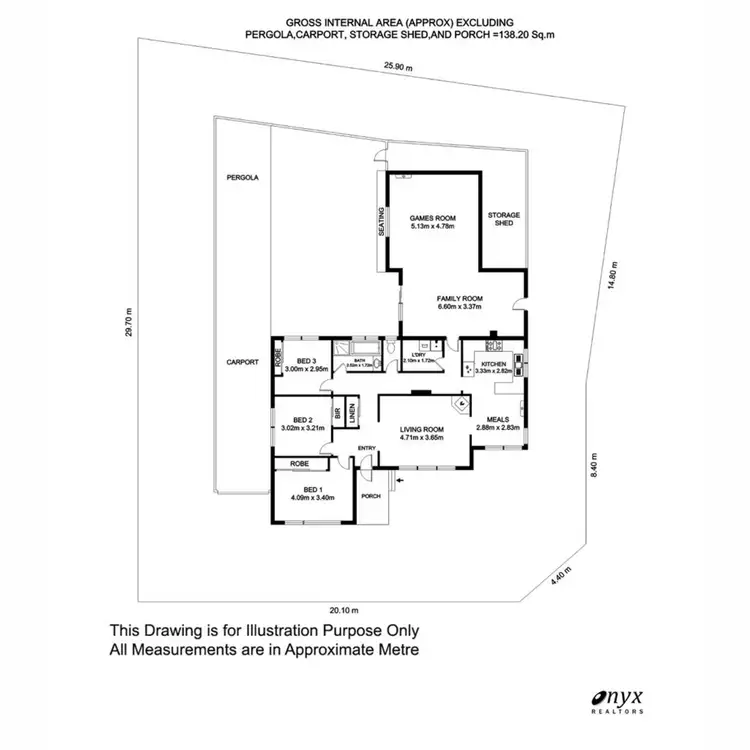 Floorplan of Homely house listing, 74 fairfax Road, Ingle Farm SA 5098