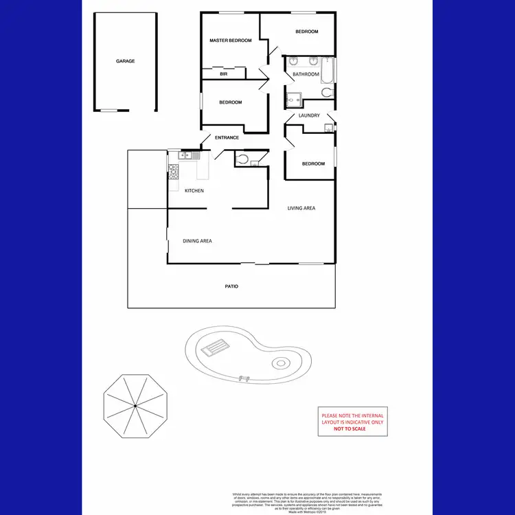Floorplan of Homely house listing, 6 Greenway Avenue, Thornlie WA 6108