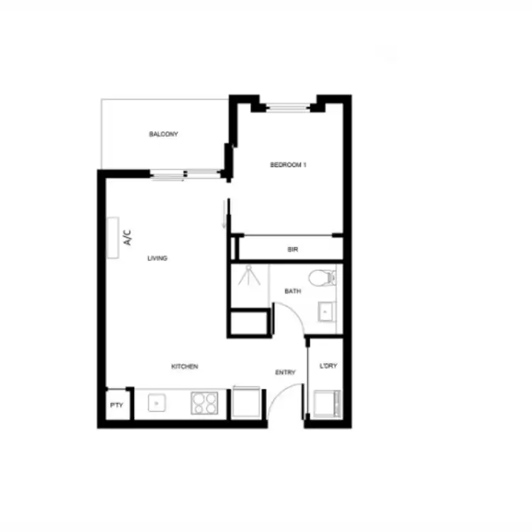 Floorplan of Homely apartment listing, 214/120 Greville Street, Prahran VIC 3181