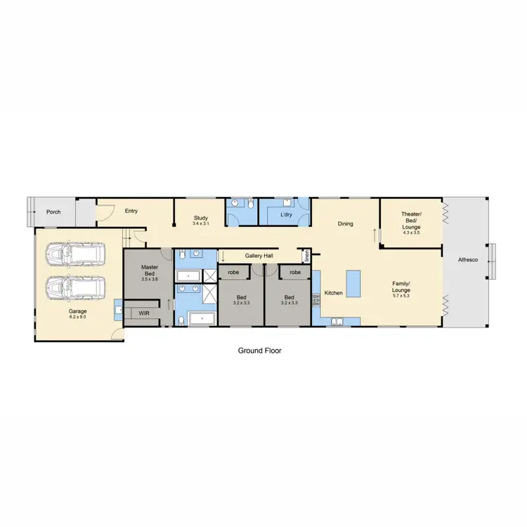 Floorplan of Homely house listing, 86A Osborne Drive, Mount Martha VIC 3934