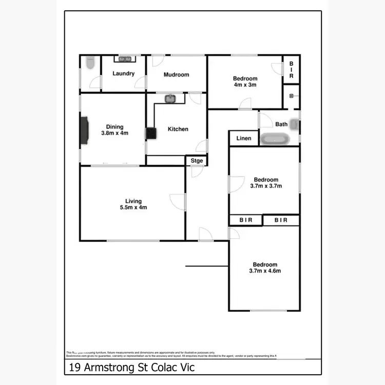 Floorplan of Homely house listing, 19 Armstrong Street, Colac VIC 3250