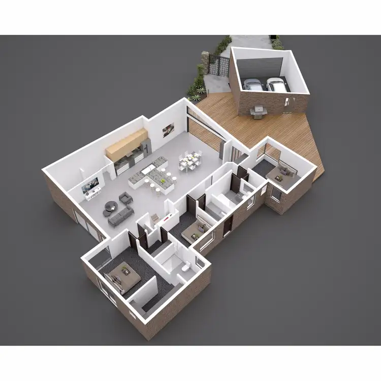 Floorplan of Homely house listing, 6A Harney Place, Traralgon VIC 3844