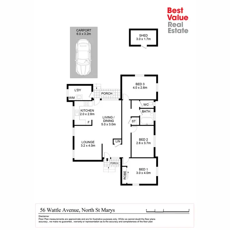 Floorplan of Homely house listing, 56 Wattle Avenue, North St Marys NSW 2760