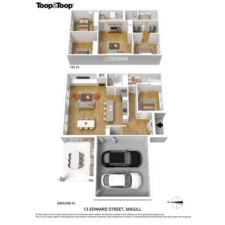 Floorplan of Homely house listing, 13 Edward Street, Magill SA 5072