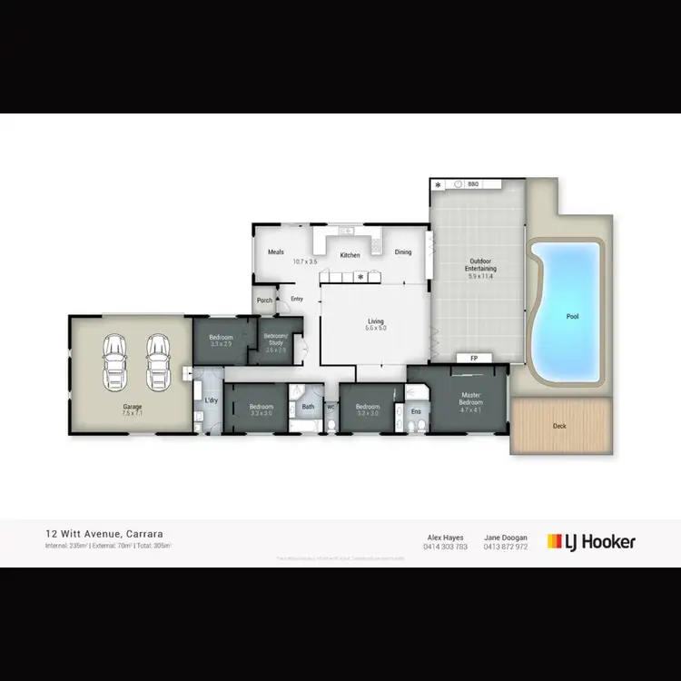 Floorplan of Homely house listing, 12 Witt Avenue, Carrara QLD 4211