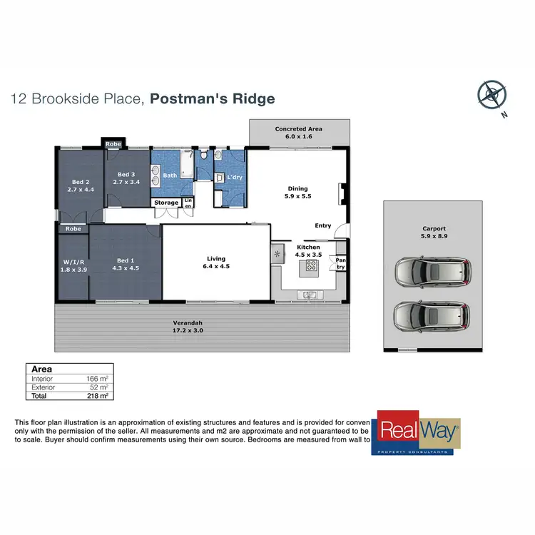 Floorplan of Homely house listing, 12 Brookside Place, Postmans Ridge QLD 4352