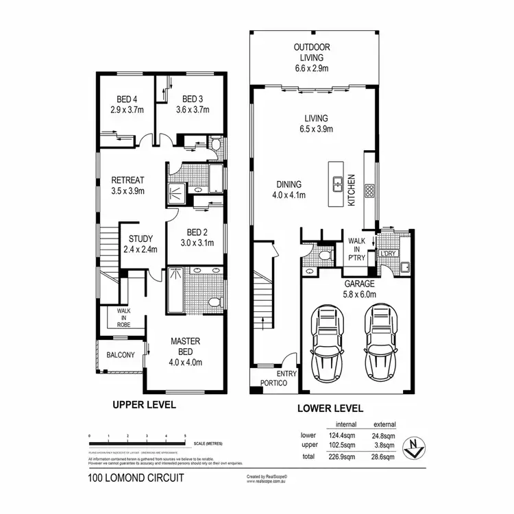 Floorplan of Homely house listing, 100 Lomond Circuit, Upper Kedron QLD 4055