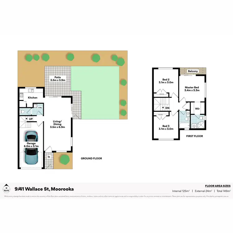 Floorplan of Homely townhouse listing, 9/41 Wallace Street, Moorooka QLD 4105