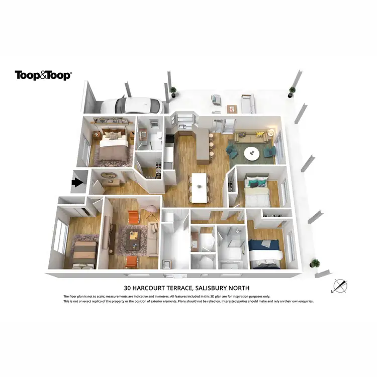 Floorplan of Homely house listing, 30 Harcourt Terrace, Salisbury North SA 5108