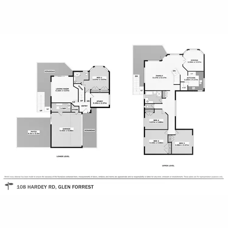 Floorplan of Homely house listing, 108 Hardey Road, Glen Forrest WA 6071