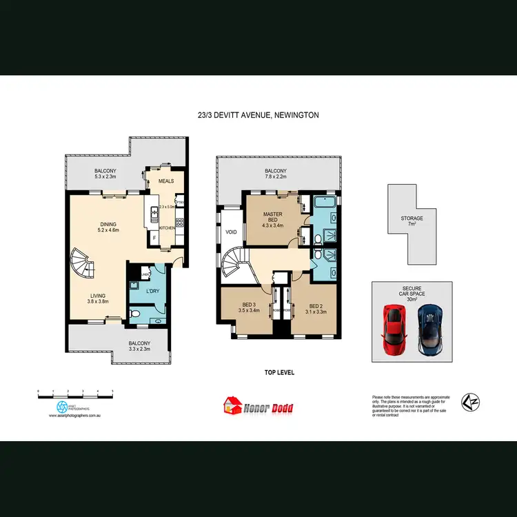 Floorplan of Homely apartment listing, 23/3 Devitt Avenue, Newington NSW 2127