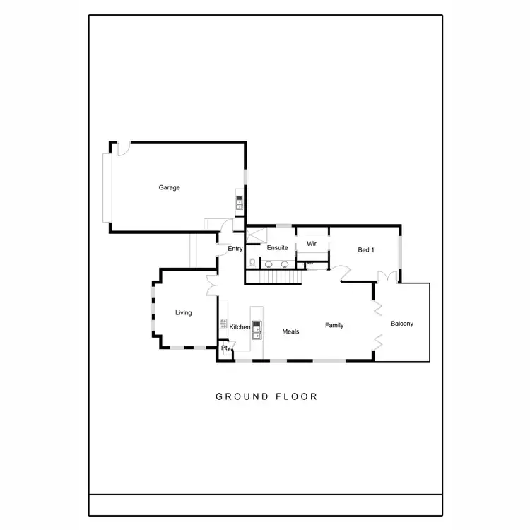 Floorplan of Homely house listing, 45A Avondale Drive, Wodonga VIC 3690
