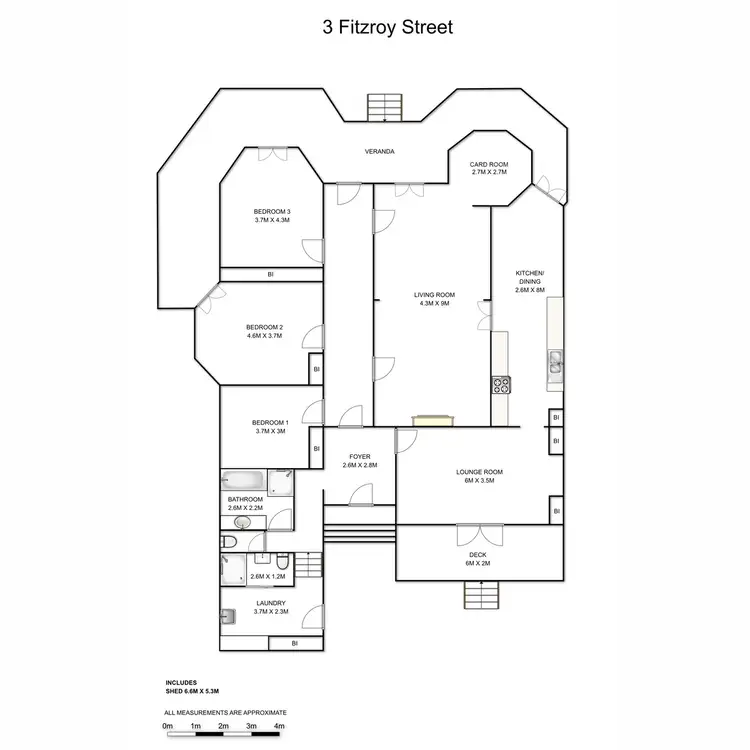 Floorplan of Homely house listing, 3 Fitzroy Street, Grafton NSW 2460