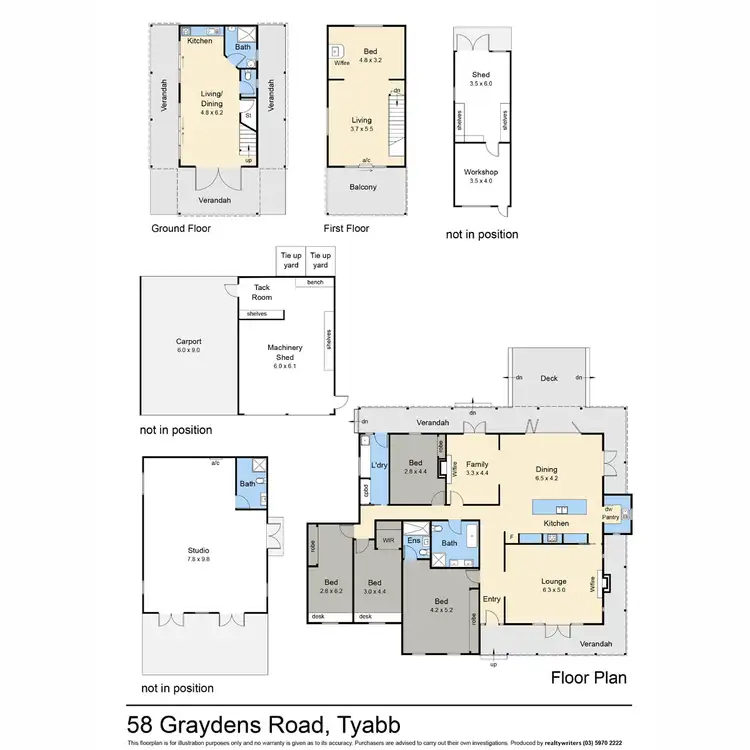 Floorplan of Homely rural property listing, 58 Graydens Road, Tyabb VIC 3913