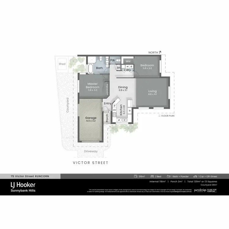Floorplan of Homely house listing, 75 Victor Street, Runcorn QLD 4113