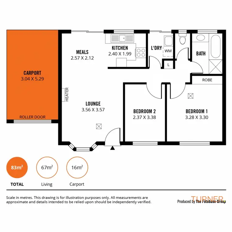 Floorplan of Homely unit listing, 6/28 Glenere Drive, Modbury SA 5092