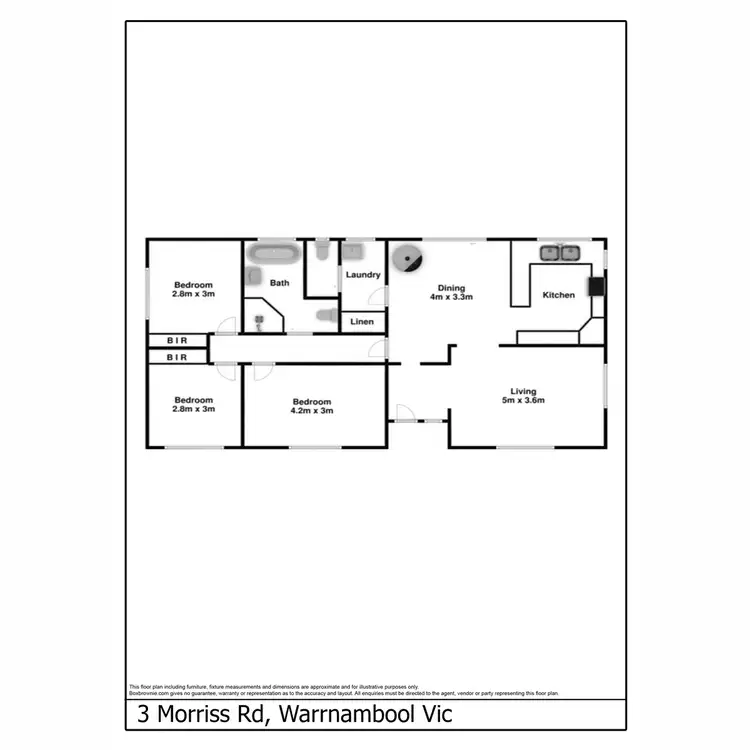 Floorplan of Homely house listing, 3 Morriss Road, Warrnambool VIC 3280