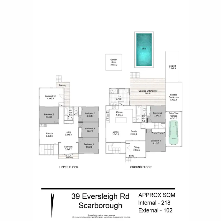 Floorplan of Homely house listing, 39 Eversleigh Road, Scarborough QLD 4020