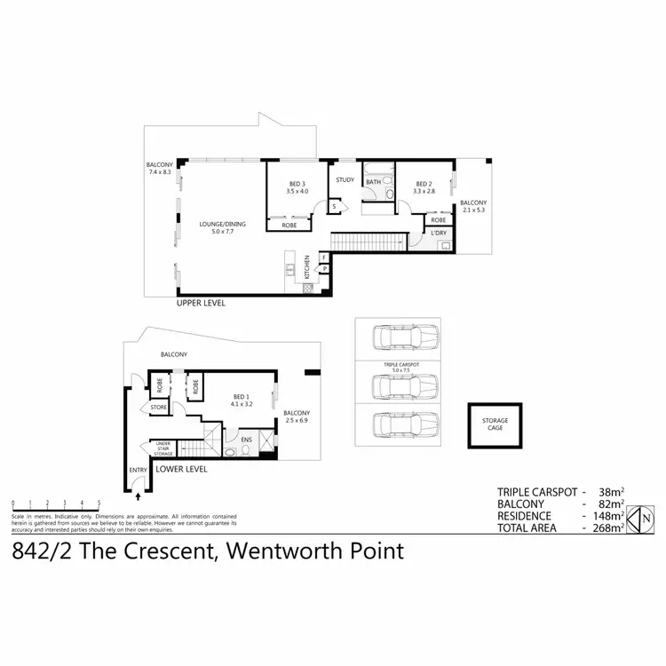Floorplan of Homely apartment listing, 848/2 The Crescent, Wentworth Point NSW 2127