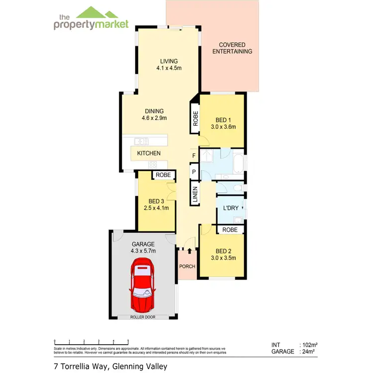 Floorplan of Homely house listing, 7 Torrellia Way, Glenning Valley NSW 2261