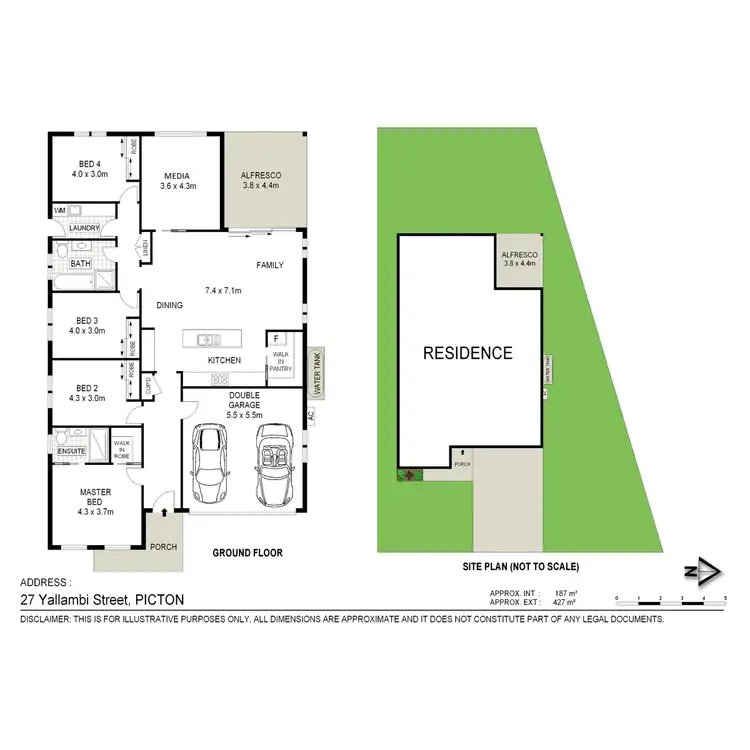 Floorplan of Homely house listing, 27 Yallambi Street, Picton NSW 2571
