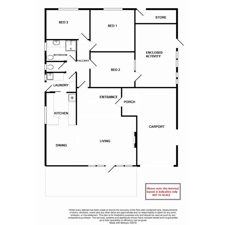 Floorplan of Homely house listing, 7 Montrose Street, Lynwood WA 6147