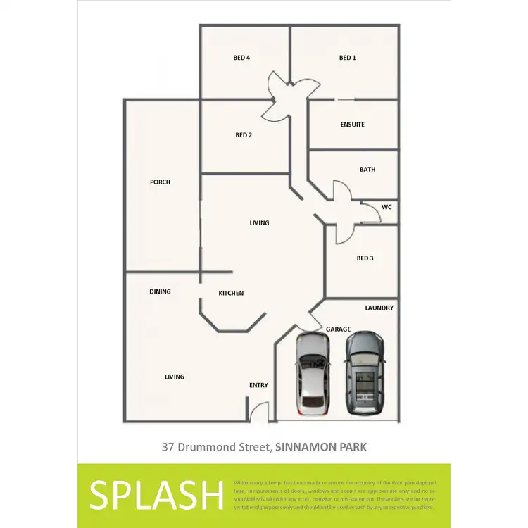 Floorplan of Homely house listing, 37 Drummond Street, Sinnamon Park QLD 4073