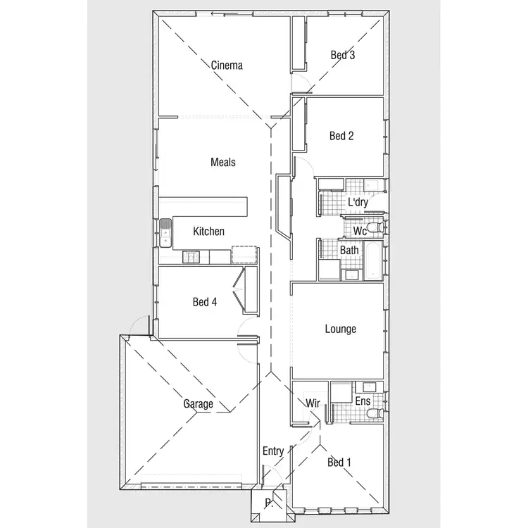 Floorplan of Homely house listing, Lot 407 Blossom Avenue, Mount Duneed VIC 3217